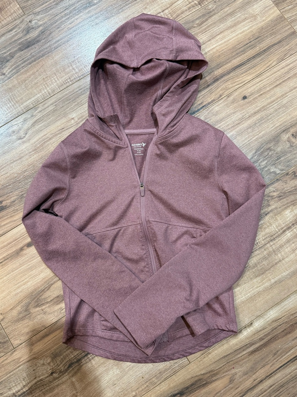 Girls Old Navy Mauve Zip-Up Hoodie Jacket